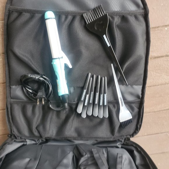 Toni & Guy Rolling RARE POP-ART backpack Hair stylist Carry Case + xtras UNISEX - Picture 7 of 14